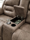 Stoneland Reclining Loveseat with Console