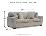 Cashton Sofa, Loveseat, Chair and Ottoman