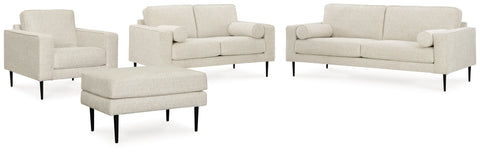 Hazela Sofa, Loveseat, Chair and Ottoman