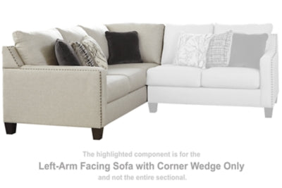 Hallenberg Left-Arm Facing Sofa with Corner Wedge