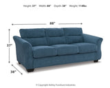 Miravel Sofa and Loveseat