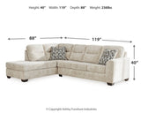 Lonoke 2-Piece Sectional with Ottoman