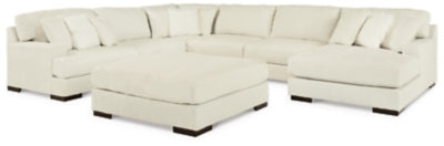 Zada 5-Piece Sectional with Ottoman