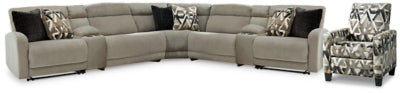 Colleyville 7-Piece Sectional with Recliner