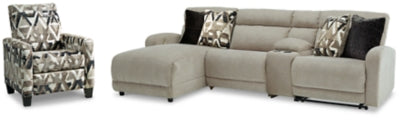 Colleyville 4-Piece Sectional with Recliner