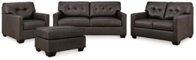 Belziani Sofa, Loveseat, Chair and Ottoman