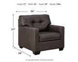 Belziani Sofa, Loveseat, Chair and Ottoman