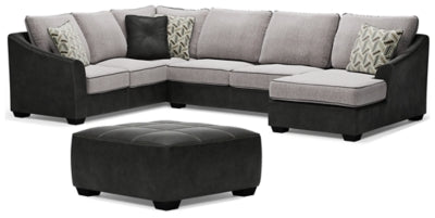 Bilgray 3-Piece Sectional with Ottoman