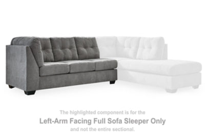 Marleton Left-Arm Facing Full Sofa Sleeper