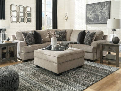 Bovarian 2-Piece Sectional with Ottoman