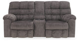 Acieona Reclining Loveseat with Console