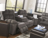 Acieona Reclining Sofa with Drop Down Table