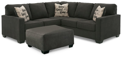 Lucina 2-Piece Sectional with Ottoman