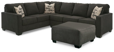 Lucina 3-Piece Sectional with Ottoman