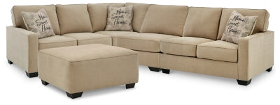 Lucina 3-Piece Sectional with Ottoman