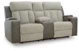 Stately Check PWR REC Loveseat/CON/ADJ HDRST