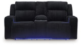 TwinBrooke PWR REC Loveseat/CON/ADJ HDRST