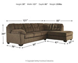 Accrington 2-Piece Sectional with Ottoman