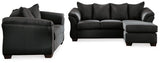 Darcy Sofa Chaise and Loveseat