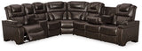 Warnerton 3-Piece Power Reclining Sectional