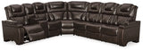 Warnerton 3-Piece Sectional with Recliner