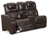Warnerton Left-Arm Facing Power Reclining Loveseat with Console