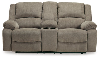 Draycoll Reclining Loveseat with Console