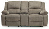 Draycoll Reclining Loveseat with Console