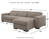 Mabton 3-Piece Sectional with Recliner