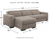 Mabton 3-Piece Sectional with Recliner