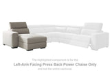 Mabton Left-Arm Facing Power Reclining Back Chaise