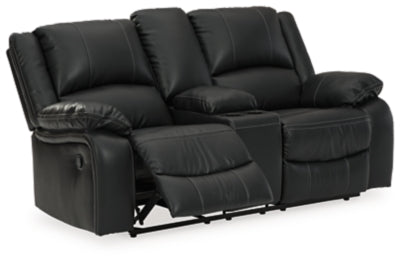 Calderwell Reclining Loveseat with Console