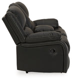 Calderwell Reclining Loveseat with Console