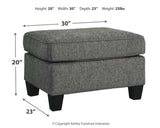 Agleno Sofa, Loveseat, Chair and Ottoman