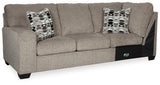 Ballinasloe 3-Piece Sectional with Ottoman