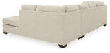 Falkirk 2-Piece Sectional with Ottoman