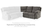 Museum Right-Arm Facing Reclining Loveseat