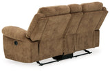 Huddle-Up Glider Reclining Loveseat with Console