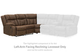 Trail Boys Left-Arm Facing Reclining Loveseat