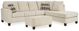 Abinger 2-Piece Sectional with Ottoman