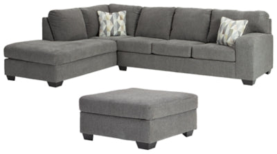 Dalhart 2-Piece Sectional with Ottoman