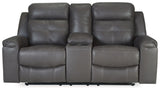 Jesolo Reclining Loveseat with Console