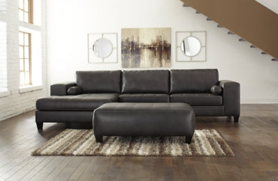 Nokomis 2-Piece Sectional with Ottoman