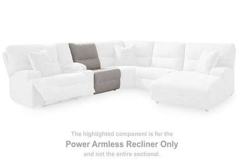 Acklen Place PWR Armless REC w/ADJ Headrest