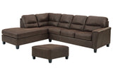 Navi 2-Piece Sectional with Ottoman