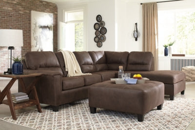 Navi 2-Piece Sectional with Ottoman