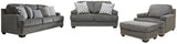 Locklin Sofa, Loveseat, Chair and Ottoman