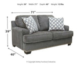 Locklin Sofa, Loveseat, Chair and Ottoman