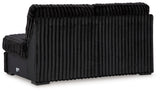 Midnight-Madness Armless Loveseat
