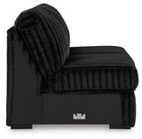 Midnight-Madness Armless Loveseat